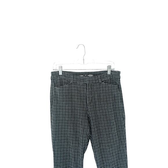 Old Navy Black Houndstooth Office Career Work Pixie Skinny Pants Size‎ 10 - Picture 3 of 11